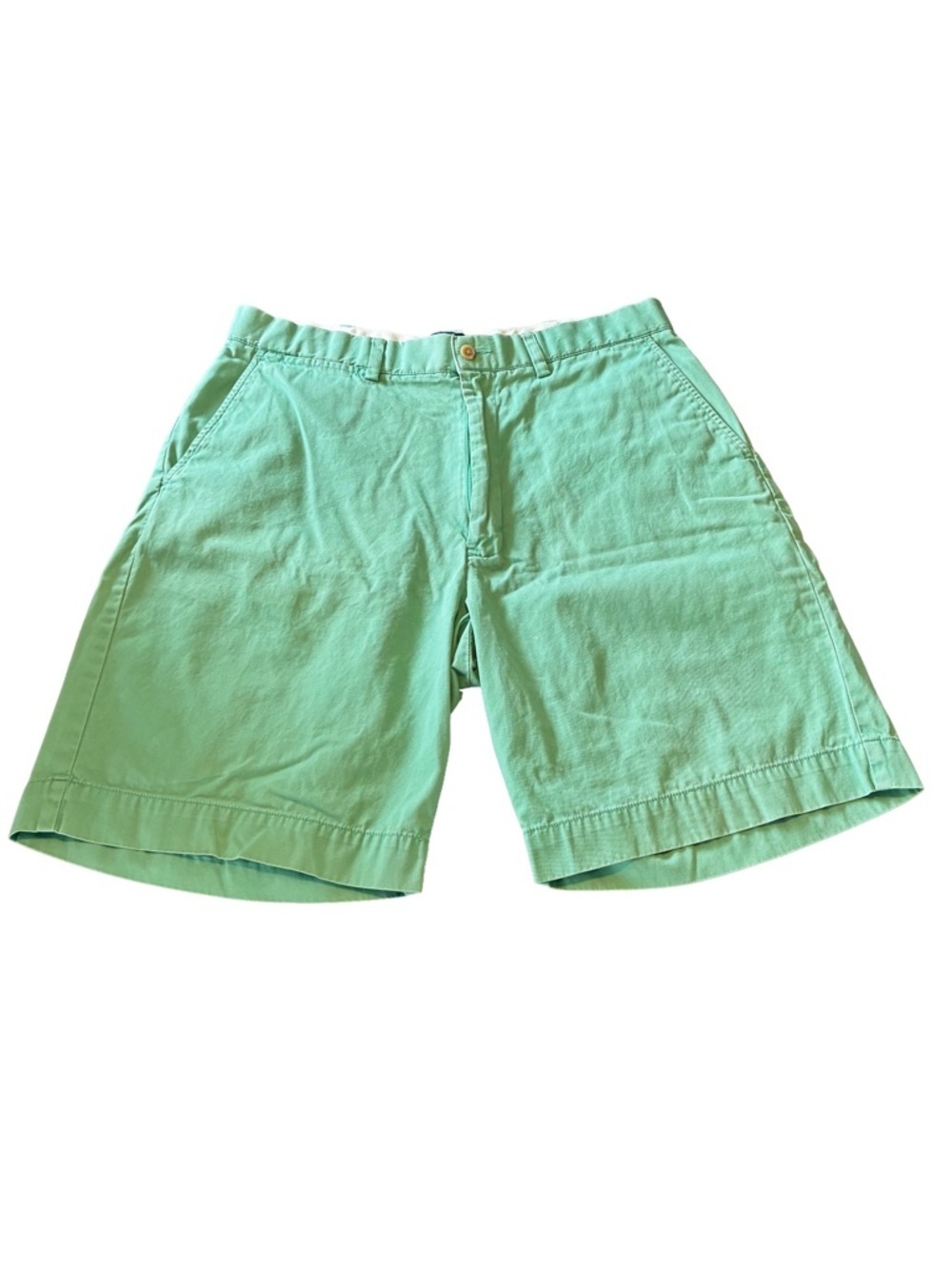 Vintage 90s Polo Ralph Lauren Mint Green Chino Shorts Size 35 Prep Ivy